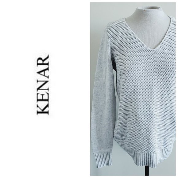 Kenar Sweaters - KENAR Cotton Wool Knit Sweater